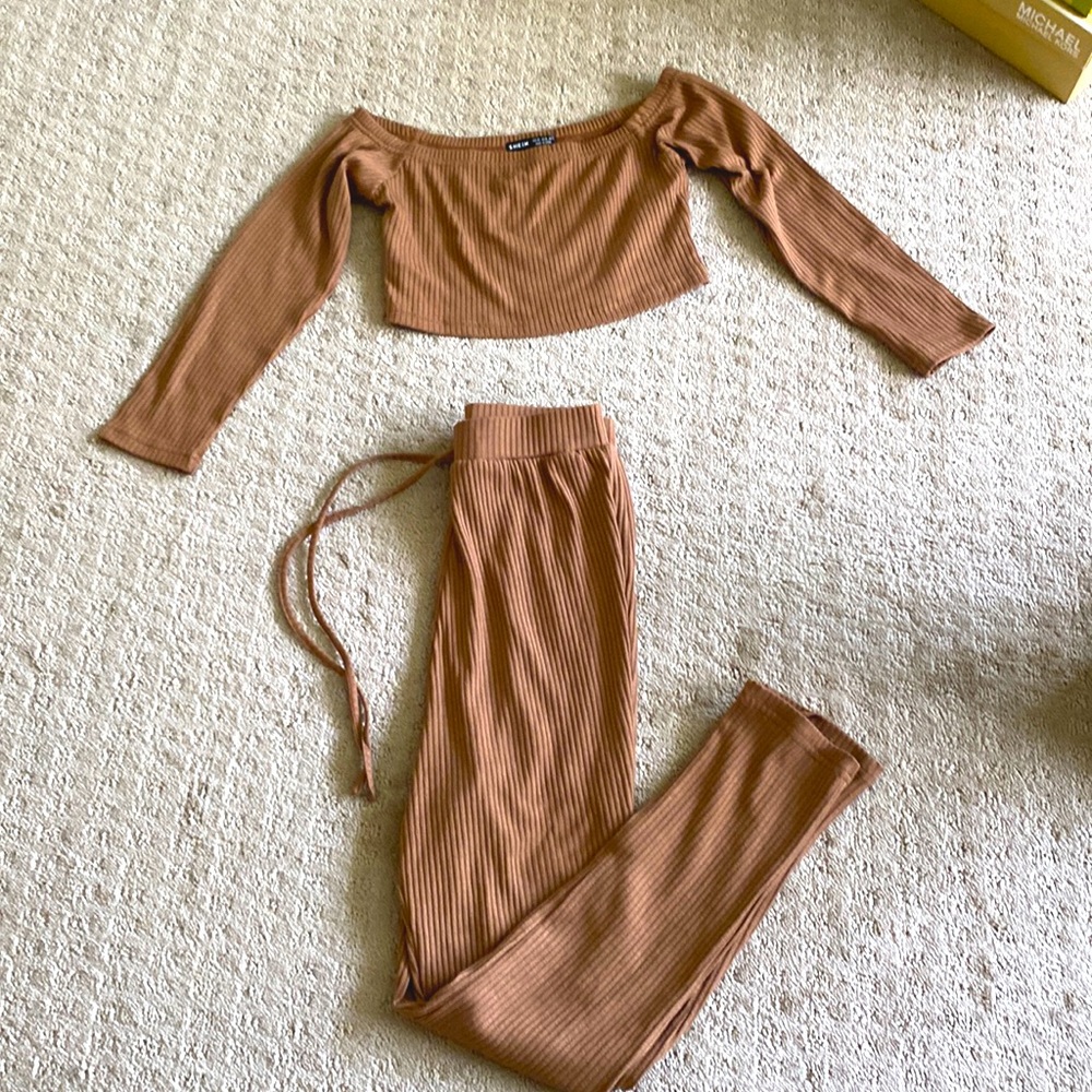 Crop Top & Leggings Set